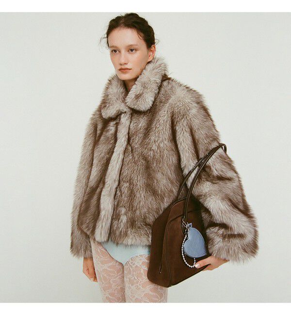 Ray BEAMS 「フェイクファー ショート ブルゾン」|ブルゾン・スタジャン|