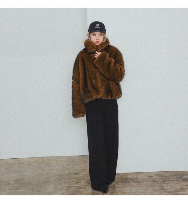 Ray BEAMS 「フェイクファー ショート ブルゾン」|ブルゾン・スタジャン|