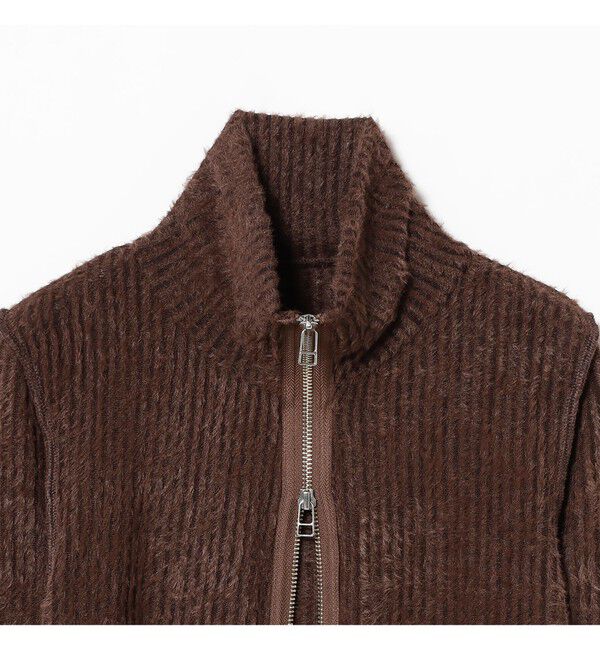Ray BEAMS 「シャギー ジップ カーディガン」|カーディガン|