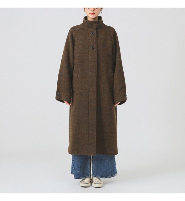 Ray BEAMS 「スタンドカラー シングル コート」|ダッフルコート|