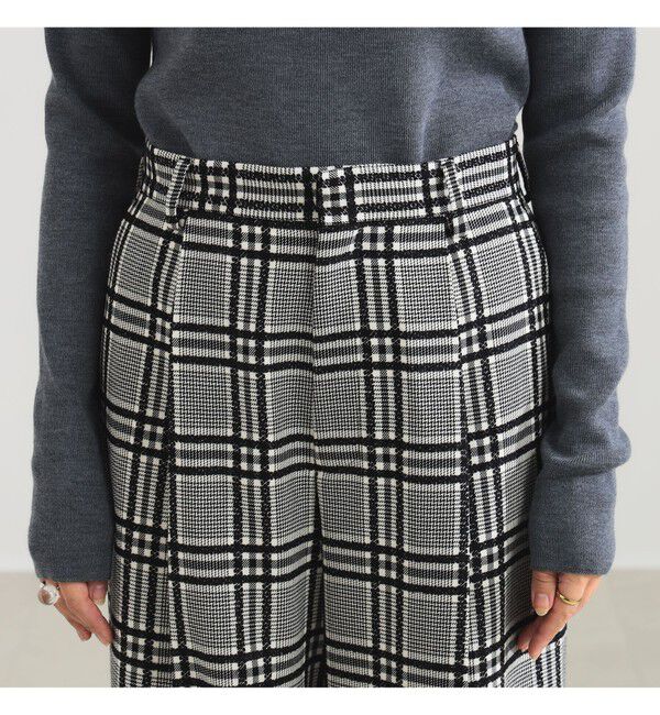 Demi-Luxe BEAMS 「AK+1 / 1タック ウール ワイドパンツ」|チノ|