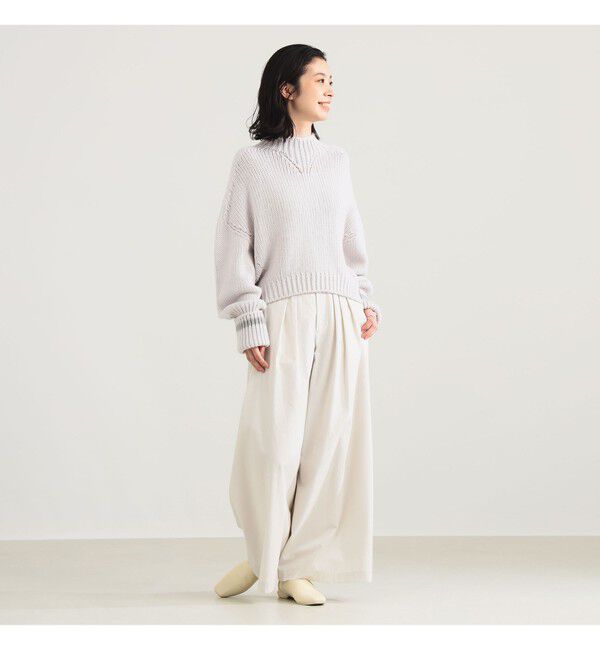 Demi-Luxe BEAMS 「AK+1 / 3ゲージ ホールガーメント コクーン ニット」|ニット・セーター|