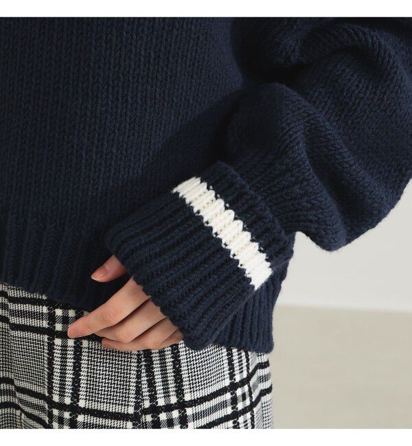 Demi-Luxe BEAMS 「AK+1 / 3ゲージ ホールガーメント コクーン ニット」|ニット・セーター|