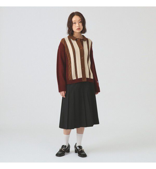 Ray BEAMS 「【別注】Champion / ニット カーディガン」|ニット・セーター|