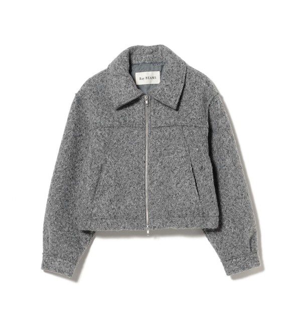 Ray BEAMS 「ループ シャギー ジップ ブルゾン」|ブルゾン・スタジャン|