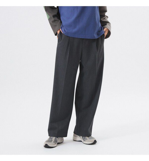BEAMSBOY「【別注】LACOSTE / ワイド パンツ」|チノ|