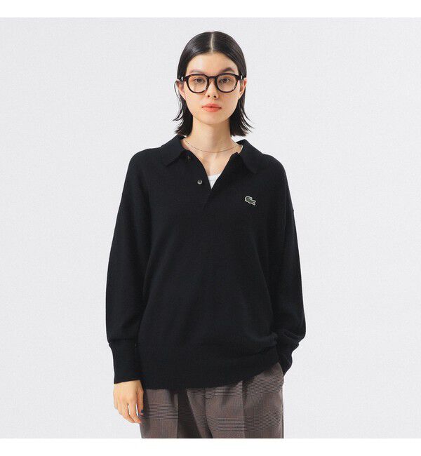 BEAMSBOY「【別注】LACOSTE / ニット ポロシャツ」|ニット・セーター|