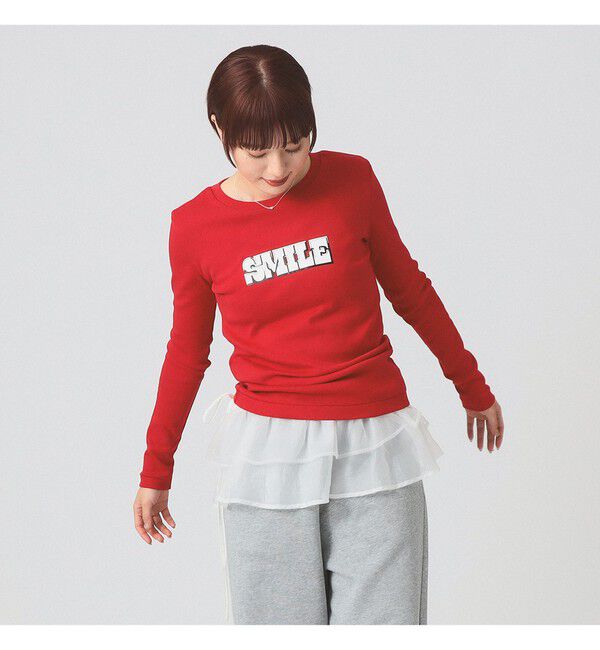 Ray BEAMS 「【別注】athletic wear MASON / メッセージ ロングスリーブ Tシャツ」|Tシャツ・カットソー|