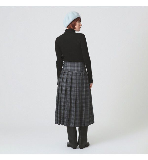 Ray BEAMS 「チェック キルト ミディスカート」|スカート|