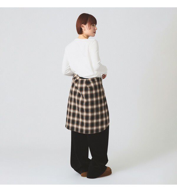 Ray BEAMS 「アシメ ネック ドレープ」|Tシャツ・カットソー|