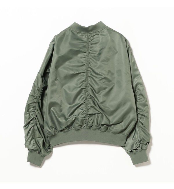 Ray BEAMS 「ギャザー アーム MA-1」|ブルゾン・スタジャン|