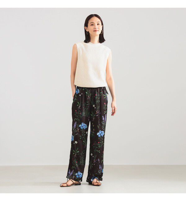 Demi-Luxe BEAMS 「【別注】TICCA / フラワー プリント パンツ」|チノ|