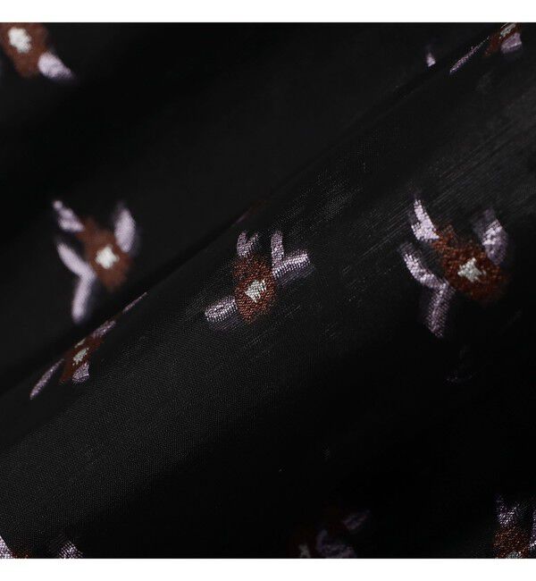 Ray BEAMS 「シアー フラワー ジャカード キャミワンピース」|ワンピース|