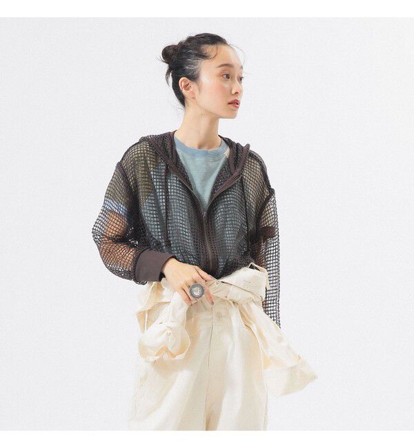 BEAMSBOY「ビッグ メッシュ フーディー」|Tシャツ・カットソー|