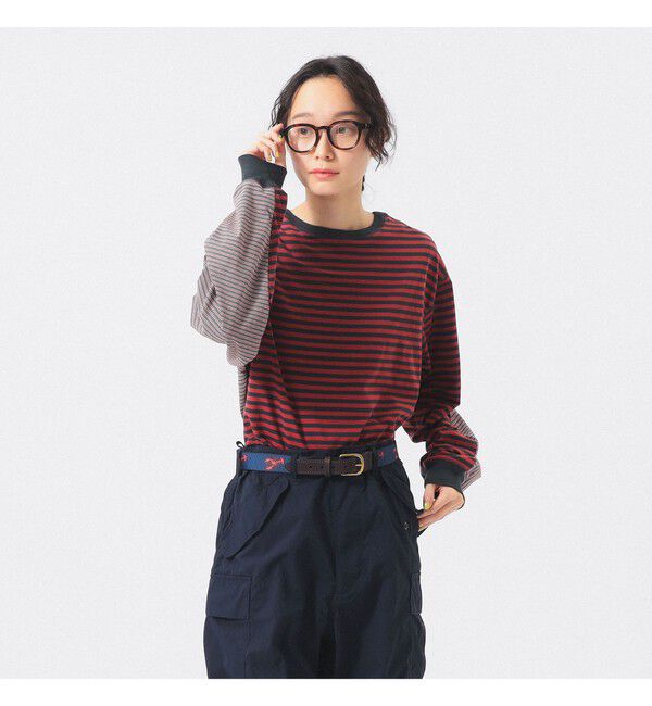 BEAMSBOY「スウィッチ ボーダー ロングスリーブ」|Tシャツ・カットソー|CHARCOAL.G