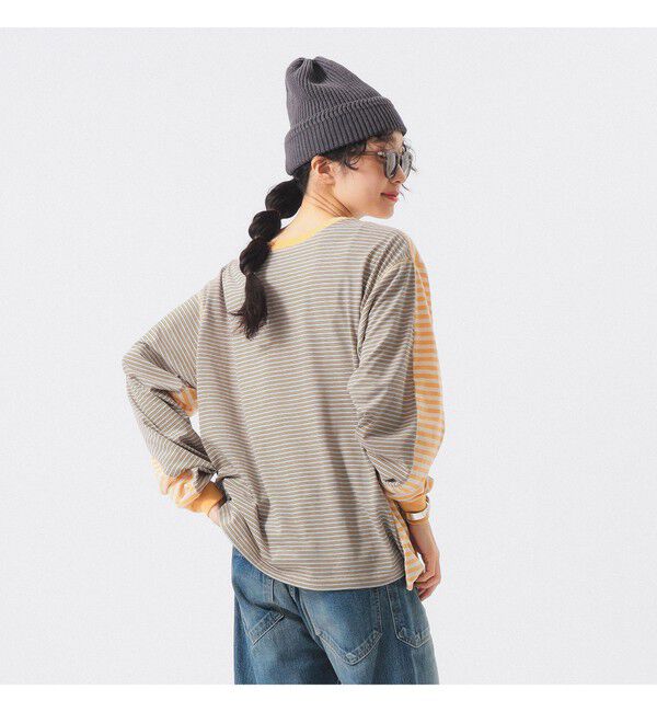 BEAMSBOY「スウィッチ ボーダー ロングスリーブ」|Tシャツ・カットソー|