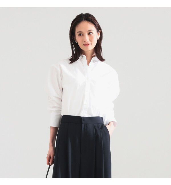 Demi-Luxe BEAMS 「ベーシック オーバーシャツ」|シャツ・ブラウス|WHITE