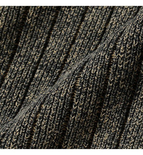 BEAMS「リラックスフィット フェード スタンド フルジップ ニット」|ニット・セーター|