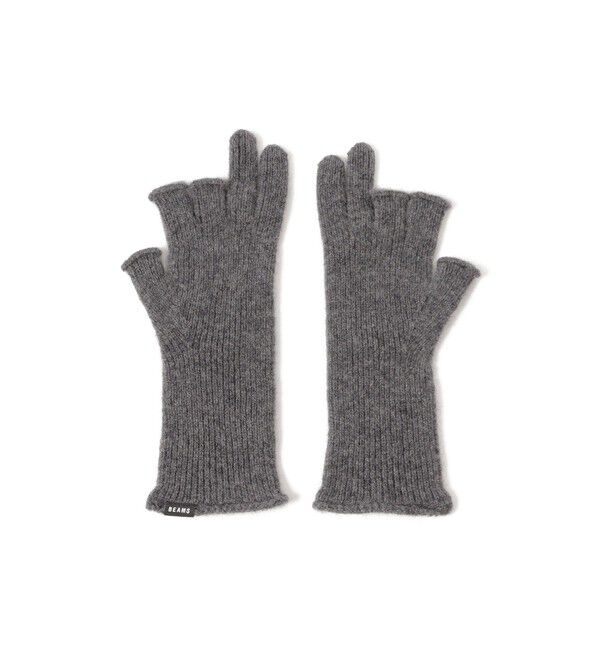 BEAMS「カシミア フィンガーレス グローブ」|手袋|