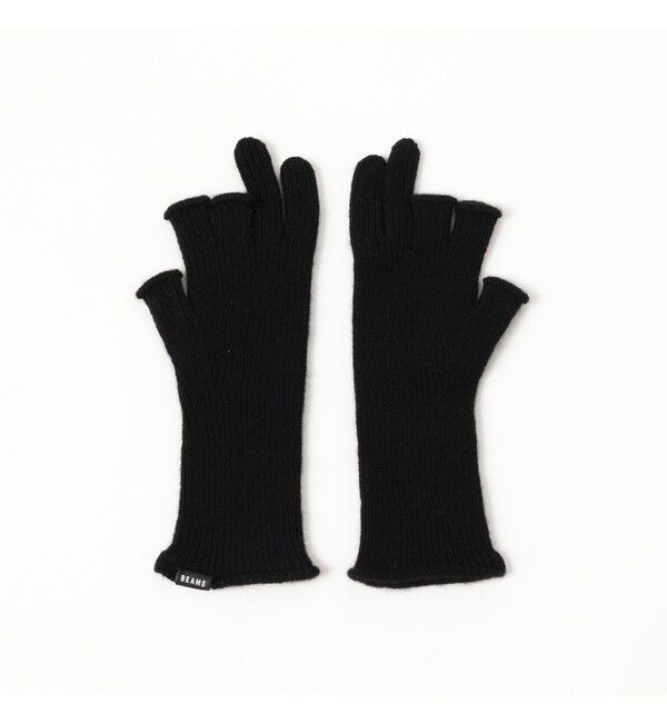 BEAMS「カシミア フィンガーレス グローブ」|手袋|