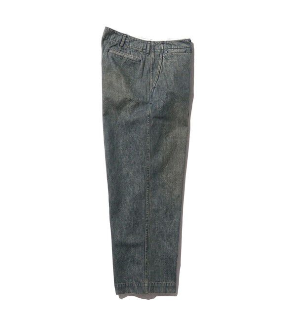 BEAMS PLUS「ダブルダイ デニム ミリタリー トラウザーズ」|チノ|