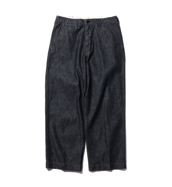 BEAMS PLUS「ダブルダイ デニム ミリタリー トラウザーズ」|チノ|O/W