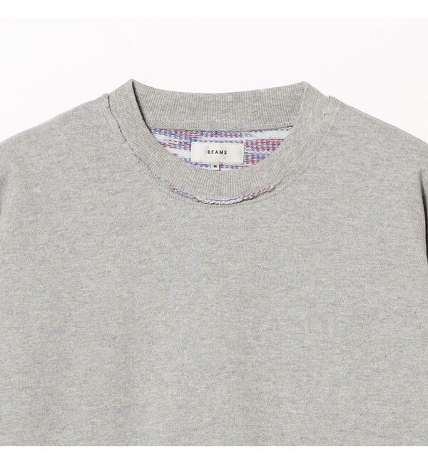 BEAMS「カスリ染め クルーネック スウェットシャツ」|スウェット・ジャージ|