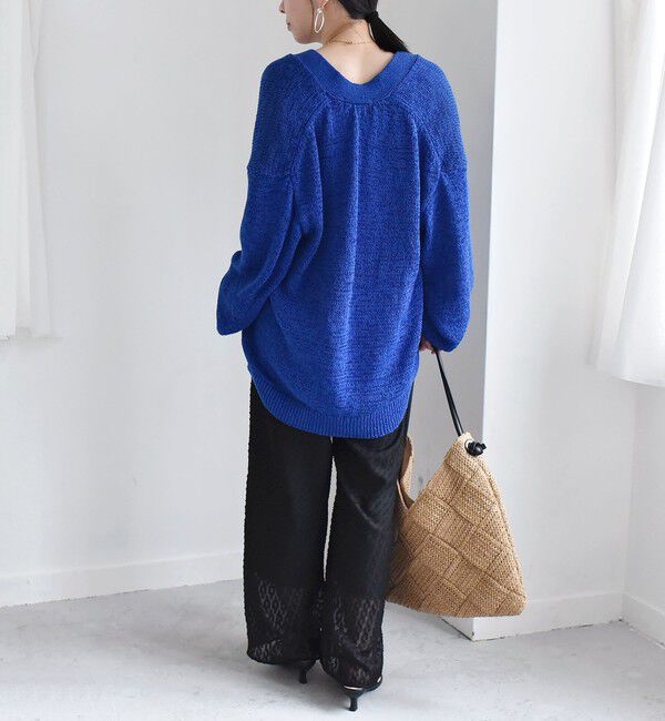 quaranciel「quaranciel:〈手洗い可能〉カットジャカード ジオメトリック ワイド パンツ」|その他|