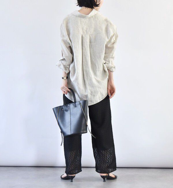 quaranciel「quaranciel:〈手洗い可能〉カットジャカード ジオメトリック ワイド パンツ」|その他|