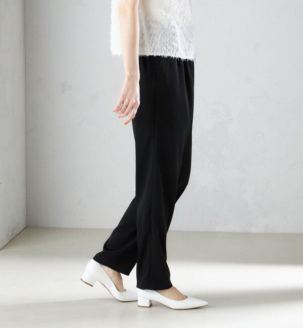 SHIPS for women「〈手洗い可能〉トリアセテート ドロスト  テーパード パンツ」|その他|