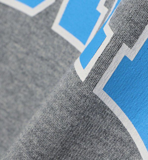 SHIPS any「【WEB限定】SHIPS any: 〈手洗い可能〉スウェット ライク カレッジ ロゴ クルーネック ニット◇」|スウェット・ジャージ|