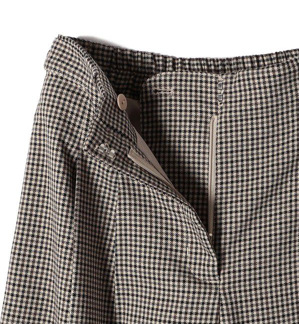 SHIPS Colors 「SHIPS Colors:〈手洗い可能〉 起毛 チェック サイドボタン ワイドパンツ」|その他|