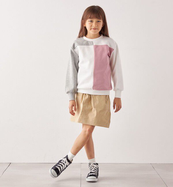 SHIPS any「SHIPS any:〈洗濯機可能〉デザイン ポンチ クルーネック プルオーバー <KIDS>◇」|スウェット・ジャージ|