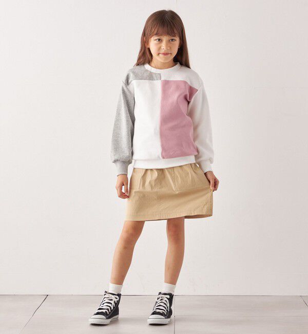 SHIPS any「SHIPS any:〈洗濯機可能〉デザイン ポンチ クルーネック プルオーバー <KIDS>◇」|スウェット・ジャージ|