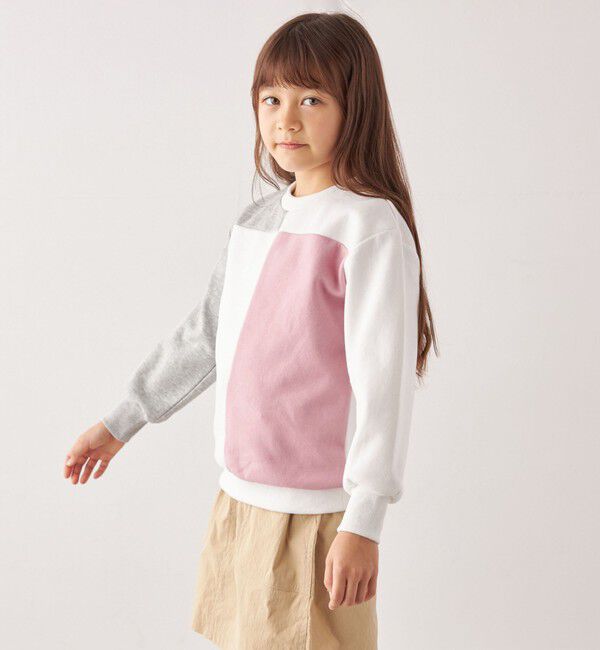 SHIPS any「SHIPS any:〈洗濯機可能〉デザイン ポンチ クルーネック プルオーバー <KIDS>◇」|スウェット・ジャージ|