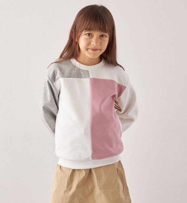 SHIPS any「SHIPS any:〈洗濯機可能〉デザイン ポンチ クルーネック プルオーバー <KIDS>◇」|スウェット・ジャージ|