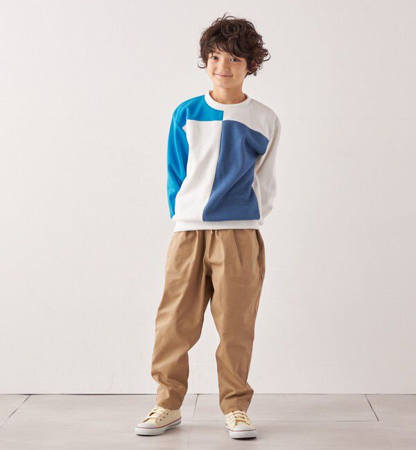 SHIPS any「SHIPS any:〈洗濯機可能〉デザイン ポンチ クルーネック プルオーバー <KIDS>◇」|スウェット・ジャージ|