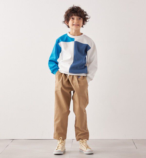 SHIPS any「SHIPS any:〈洗濯機可能〉デザイン ポンチ クルーネック プルオーバー <KIDS>◇」|スウェット・ジャージ|