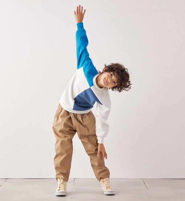 SHIPS any「SHIPS any:〈洗濯機可能〉デザイン ポンチ クルーネック プルオーバー <KIDS>◇」|スウェット・ジャージ|