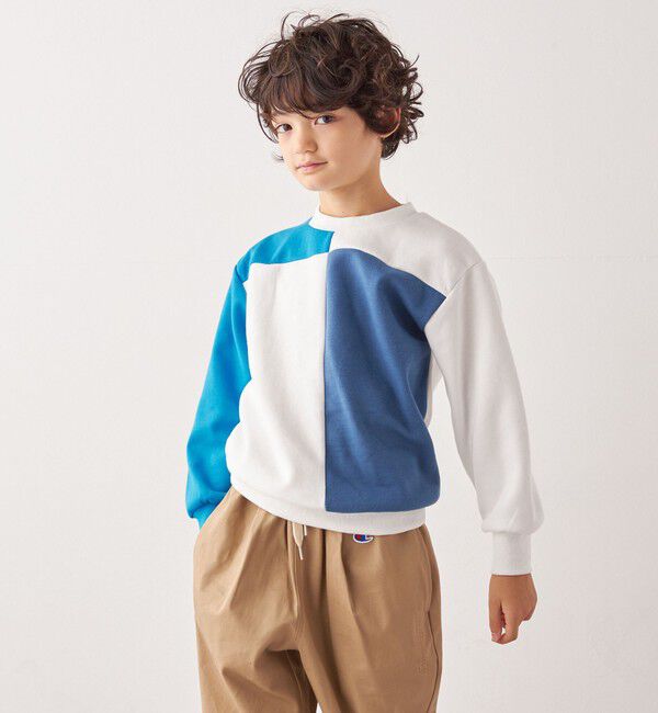 SHIPS any「SHIPS any:〈洗濯機可能〉デザイン ポンチ クルーネック プルオーバー <KIDS>◇」|スウェット・ジャージ|