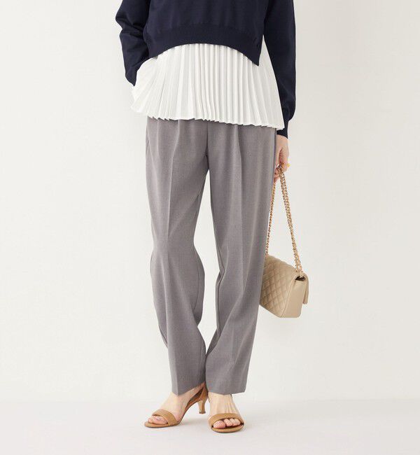 SHIPS Colors 「SHIPS Colors:〈手洗い可能〉TRPU 2タック イージーパンツ」|その他|グレー