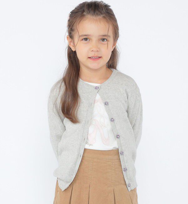 SHIPS KIDS「SHIPS KIDS:100～130cm / リバティ ニット カーディガン」|カーディガン|