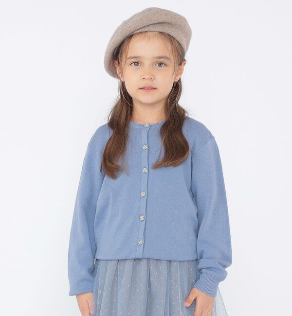 SHIPS KIDS「SHIPS KIDS:100～130cm / リバティ ニット カーディガン」|カーディガン|