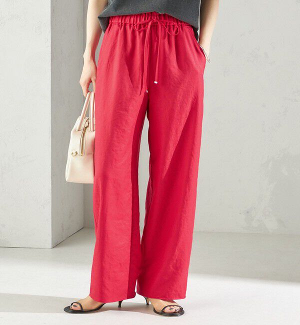 SHIPS for women「〈手洗い可能〉ツイル ドロスト パンツ（34 / 35）」|その他|