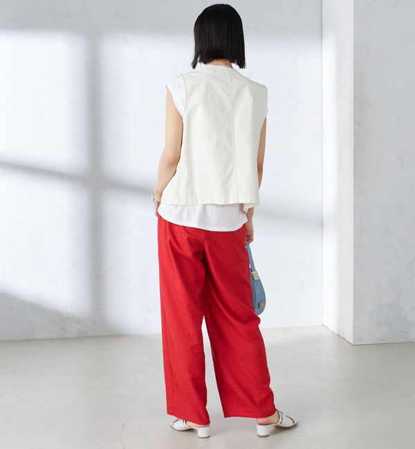 SHIPS for women「〈手洗い可能〉ツイル ドロスト パンツ（34 / 35）」|その他|