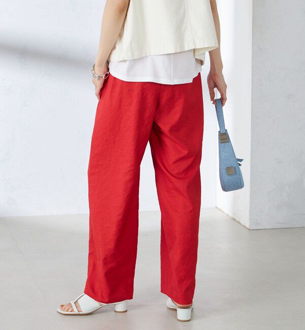 SHIPS for women「〈手洗い可能〉ツイル ドロスト パンツ（34 / 35）」|その他|