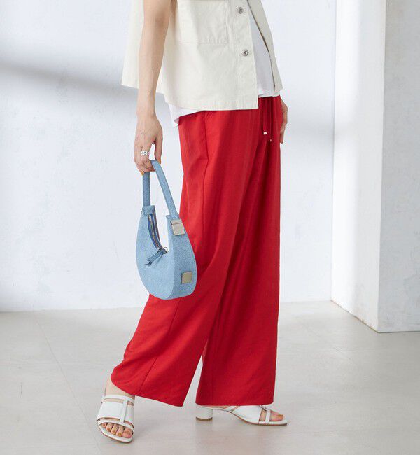 SHIPS for women「〈手洗い可能〉ツイル ドロスト パンツ（34 / 35）」|その他|