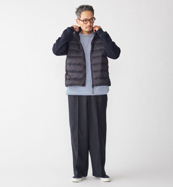 SHIPS「【WEB限定】SHIPS:〈手洗い可能〉ウールブレンド ワイド スラックス」|その他|