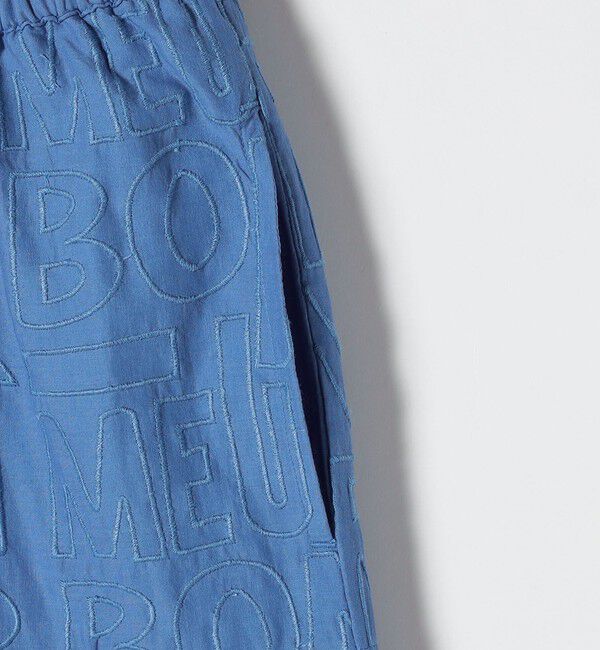 SHIPS any「bon_meur:〈洗濯機可能〉ロゴ エンブロイダリー パッチワーク ワイド パンツ」|その他|