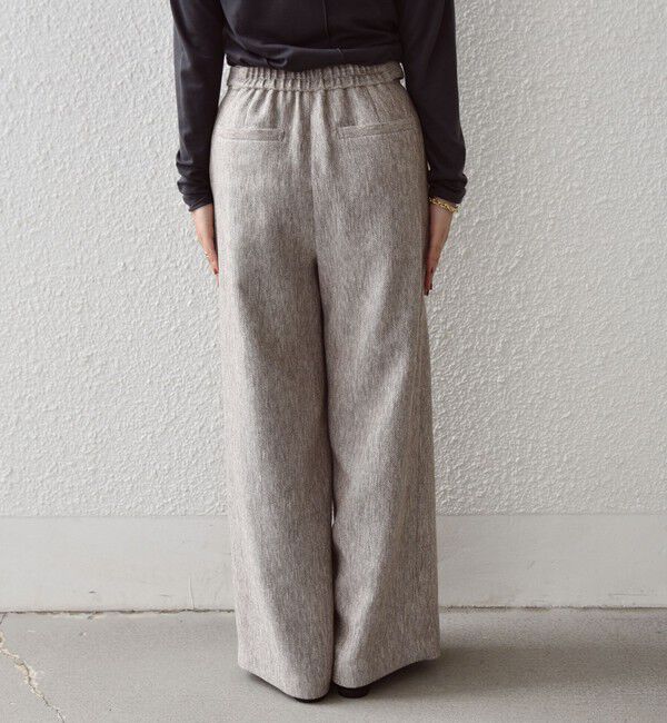 SHIPS Colors 「SHIPS Colors:〈手洗い可能〉カラー ミックス ツイード ボタン ワイドパンツ◇」|その他|